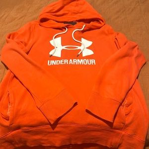 Women’s Large Orange Under Armour Hoodie